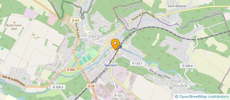 localisation de l'entreprise SYND COPROPRIT RESIDENCE DE LA DROUETTE à EPERNON