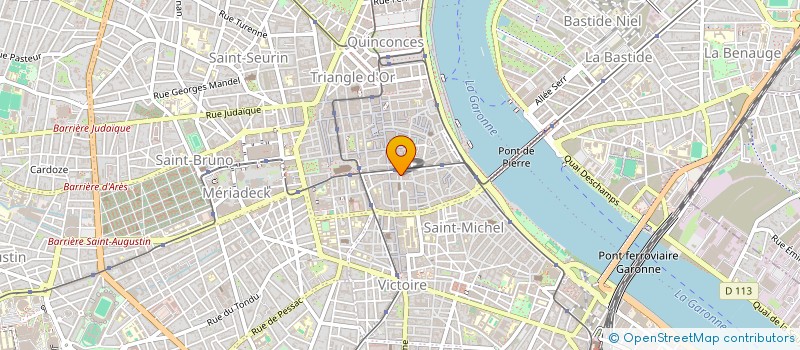 localisation de l'entreprise SYND COPROPRITAIRES DU 5 RUE RAVEZ  BORDEAUX