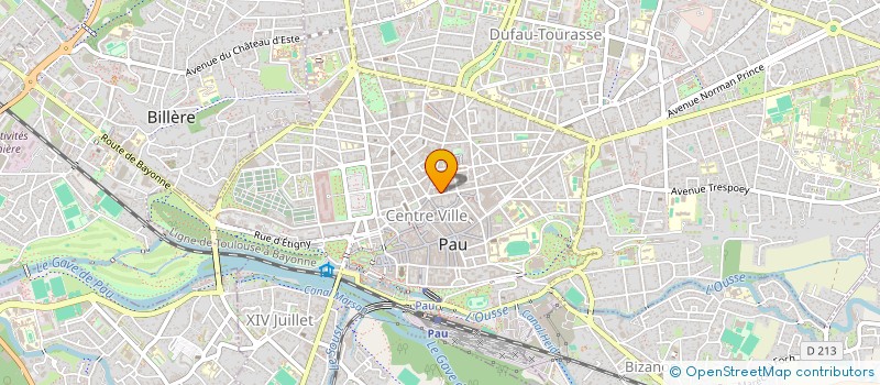 localisation de l'entreprise SYND COPROPRITE 84 RUE GUICHENNE à PAU