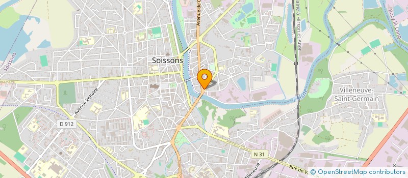 localisation de l'entreprise SYND COPROPRO 1 BD DE STRASBOURG à SOISSONS