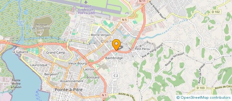 localisation de l'entreprise SYND COPROPRPRIETAIRES RES APPOLINE à LES ABYMES