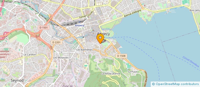 localisation de l'entreprise SYND COPRORIET LA POMMERAIE  ANNECY