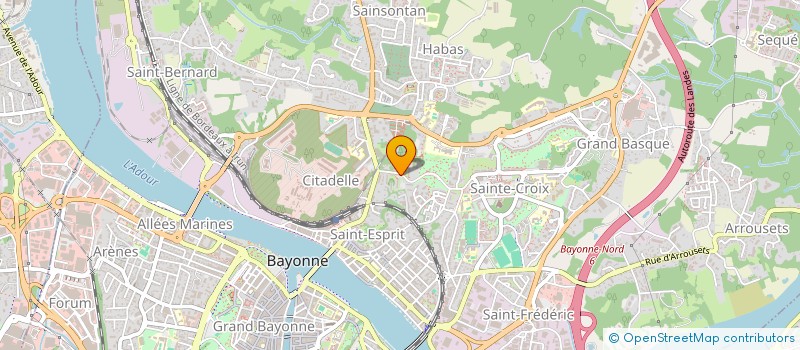 localisation de l'entreprise SYND COPRORPIETAIRES RES MAGNOLIAS A1  BAYONNE