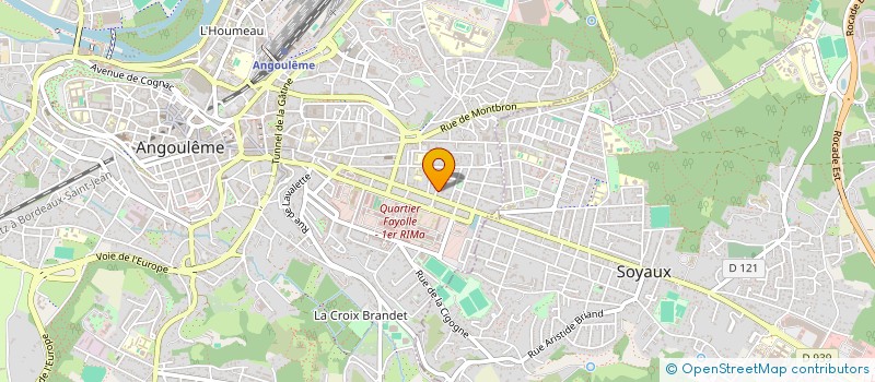 localisation de l'entreprise SYND COPRPRIETAIRE RES BD DE L'ARMEE à ANGOULEME