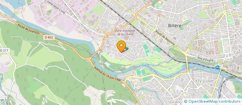 localisation de l'entreprise SYND COPRROPR HAMEAU DE LA PLAINE  BILLERE