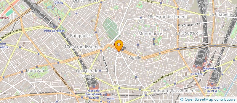 localisation de l'entreprise SYND CORP DU 102 RUE BLANCHE  PARIS