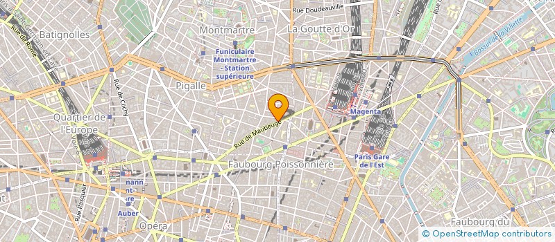 localisation de l'entreprise SYND CORP DU 57 RUE DE MAUBEUGE 75009 PA  PARIS