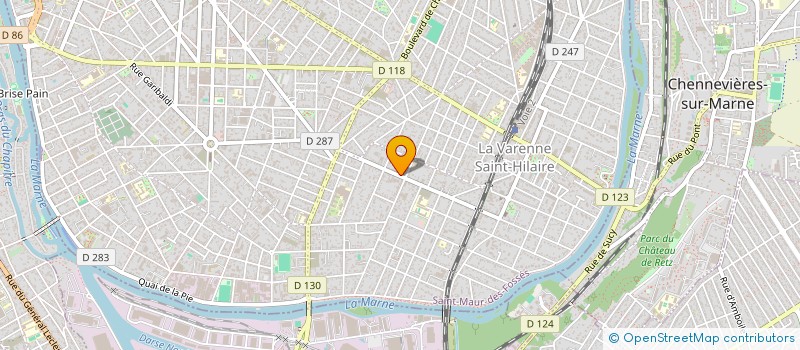 localisation de l'entreprise SYND CORPOP DU 49 AU 51 BD DE LA MARNE à SAINT-MAUR-DES-FOSSES