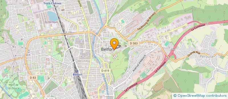 localisation de l'entreprise SYND CPOPROPRIETE OL GRANDE FONTAINE  BELFORT