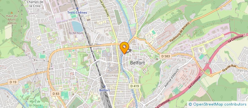 localisation de l'entreprise SYND CPPROPRIETE TAGLIOLI SIMONE à BELFORT