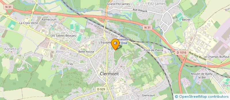 localisation de l'entreprise SYND CPROPRIETAIRES RES PERSHING à CLERMONT
