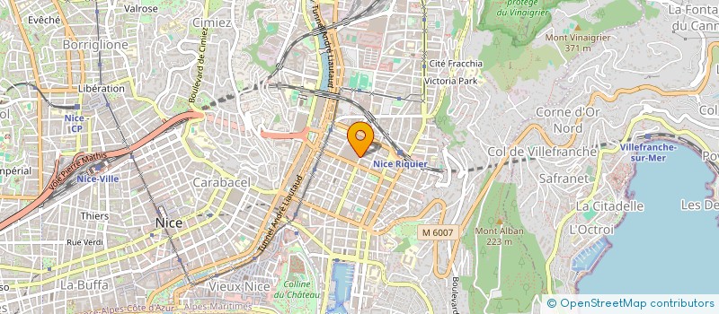 localisation de l'entreprise SYND CTIM LES BOSQUETS à NICE