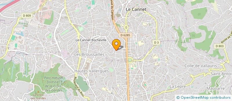 localisation de l'entreprise SYND CTIM MADRID à LE CANNET