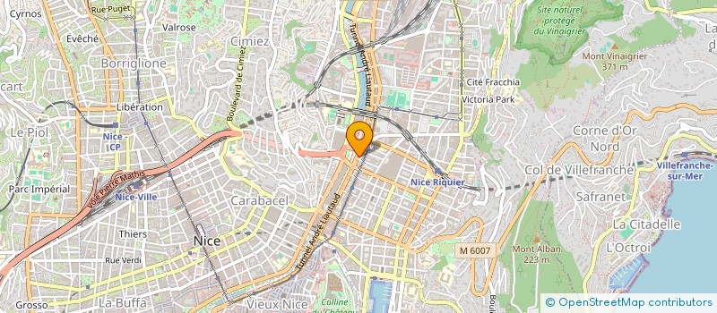 localisation de l'entreprise SYND CTIM RISSO à NICE