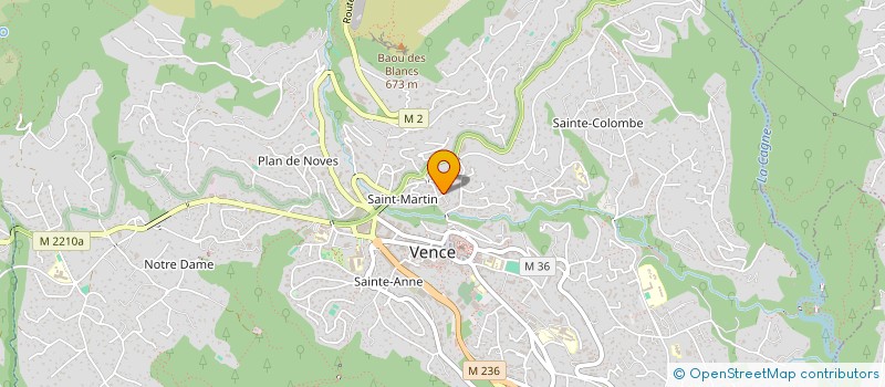 localisation de l'entreprise SYND CTIM SDC HAMEAU DES TEMPLIERS  VENCE