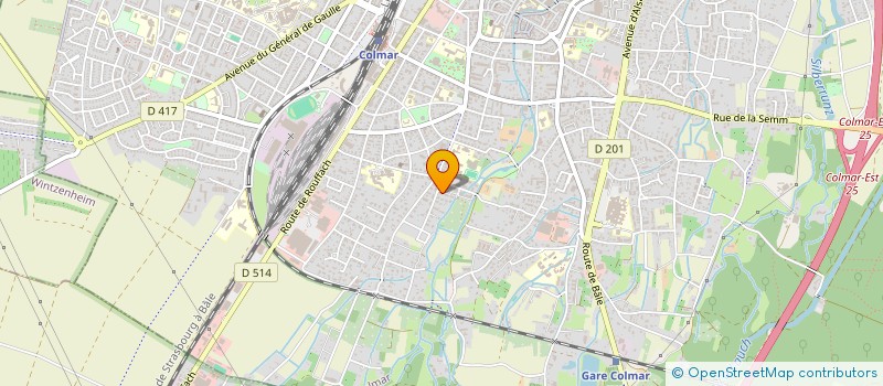 localisation de l'entreprise SYND D COPR RES AUTEUIL  COLMAR