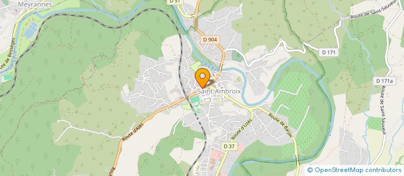 localisation de l'entreprise SYND D INITIATIVE  SAINT-AMBROIX