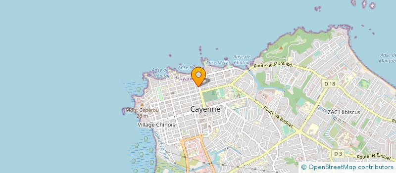 localisation de l'entreprise SYND D'INITIATIVE DE LA VILLE DE CAYENNE à CAYENNE