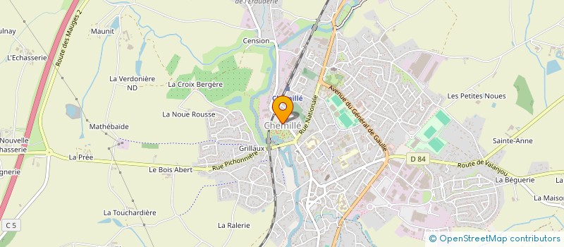 localisation de l'entreprise SYND D'INITIATIVE DU CANTON DE CHEMILLE à CHEMILLE-EN-ANJOU