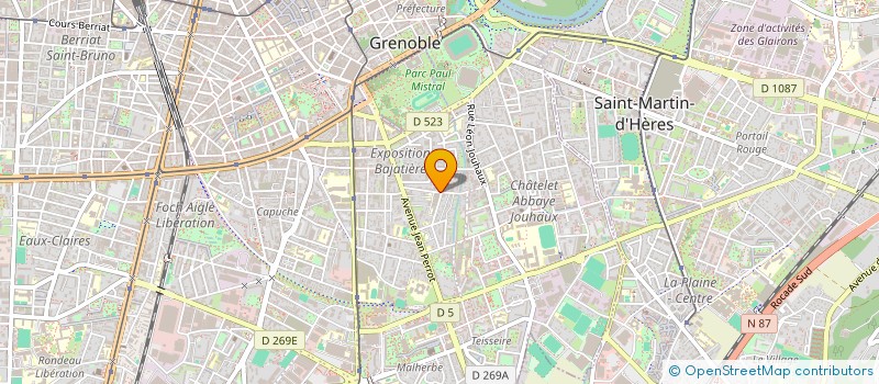 localisation de l'entreprise SYND DAUPHINOIS APPRENTISSAGE à GRENOBLE