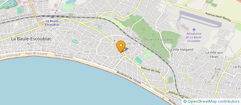 localisation de l'entreprise SYND DE CO PROPRIETAIRES  LA BAULE-ESCOUBLAC