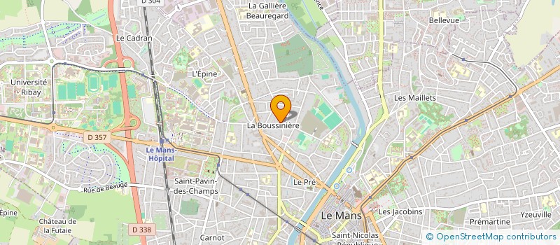 localisation de l'entreprise SYND DE CO PROPRIETAIRES RES LA GOULINE  LE MANS