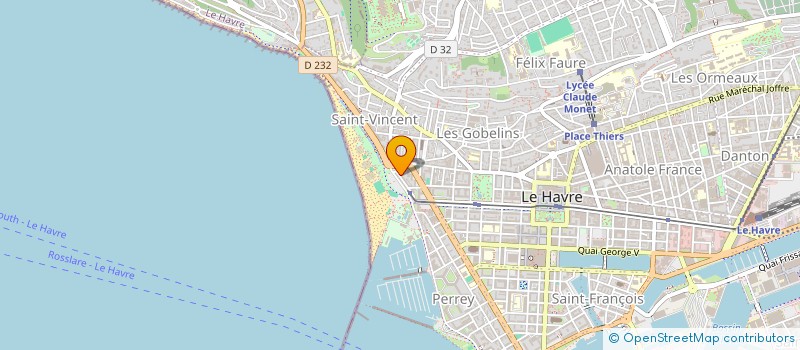 localisation de l'entreprise SYND DE CO PROPRIETE LE THALASSA à LE HAVRE