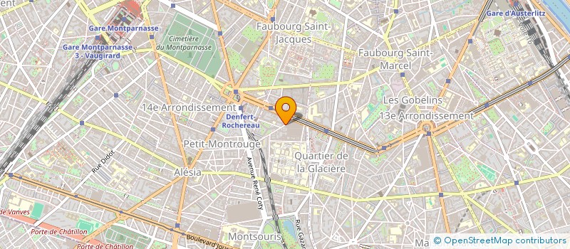 localisation de l'entreprise SYND DE COPR 10 RUE DAREAU 75014 PARIS  PARIS