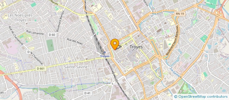 localisation de l'entreprise SYND DE COPR 11 RUE JAILLANT DESCHAINETS à TROYES