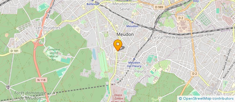 localisation de l'entreprise SYND DE COPR 19 RUE DE LA REPUBLIQUE 92 190 MEUDON à MEUDON