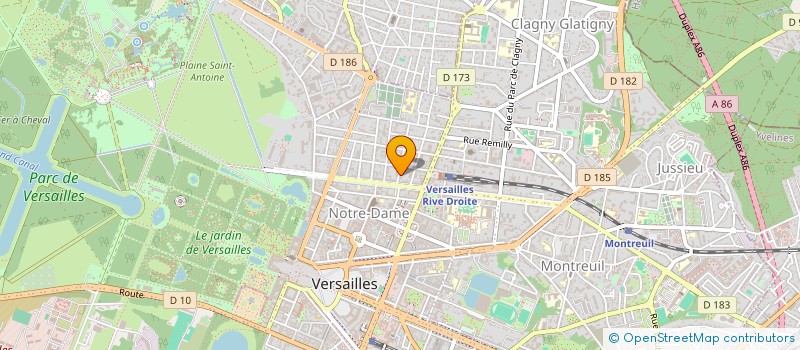 localisation de l'entreprise SYND DE COPR 2 BIS RUE SAINTE VICTOIRE 78000 VERSAILLES à VERSAILLES