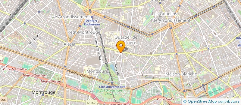localisation de l'entreprise SYND DE COPR 2 RUE REILLE 75014 PARIS  PARIS