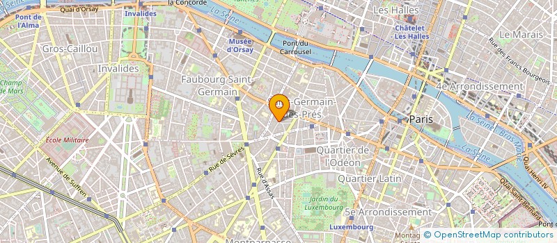 localisation de l'entreprise SYND DE COPR 20 RUE DU DRAGON 75006 PARIS  PARIS