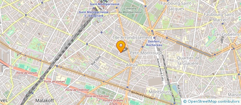 localisation de l'entreprise SYND DE COPR 21 B RUE DES PLANTES 75014 PARIS  PARIS