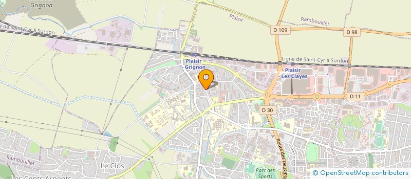 localisation de l'entreprise SYND DE COPR 240 R ABEL GUYER  PLAISIR