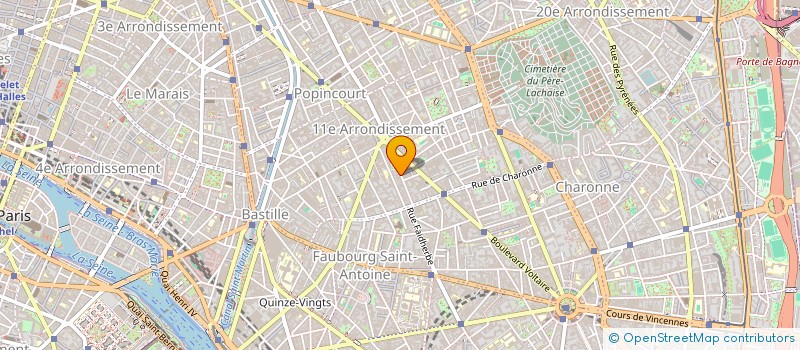 localisation de l'entreprise SYND DE COPR 29 RUE RICHARD LENOIR  PARIS