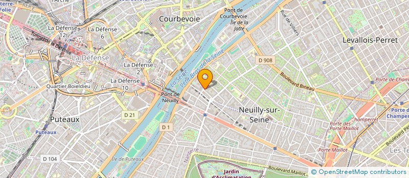 localisation de l'entreprise SYND DE COPR 38 RUE YBRY à NEUILLY-SUR-SEINE