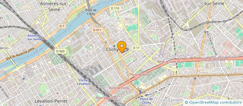 localisation de l'entreprise SYND DE COPR 5 ALLEES LEON GAMBETTA 92110 CLICHY à CLICHY