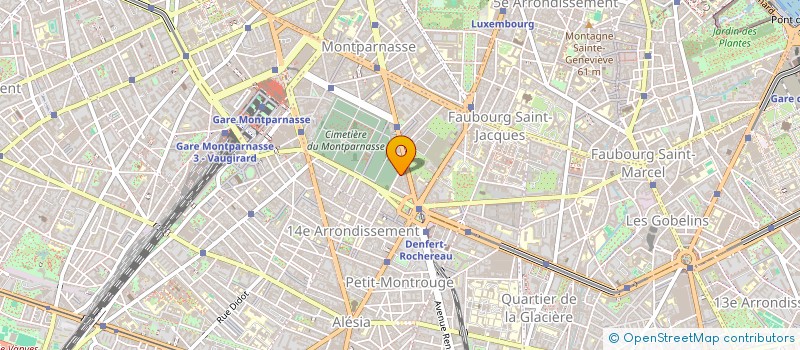 localisation de l'entreprise SYND DE COPR 5 RUE VICTOR SCHOELCHER 75014 PARIS  PARIS