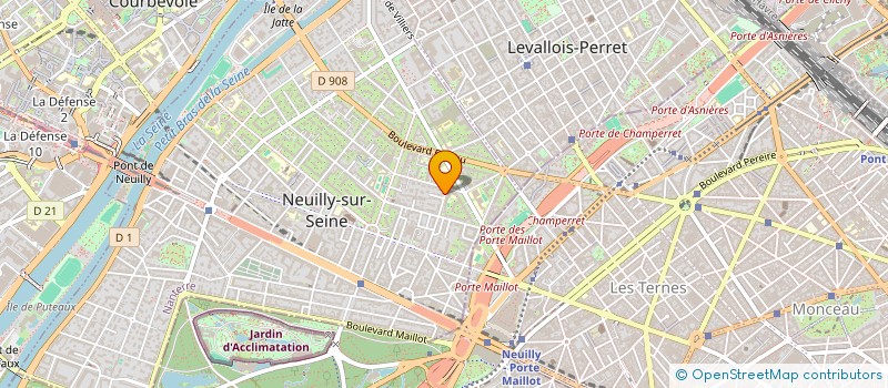 localisation de l'entreprise SYND DE COPR 63 RUE MADELEINE MICHELIS à NEUILLY-SUR-SEINE