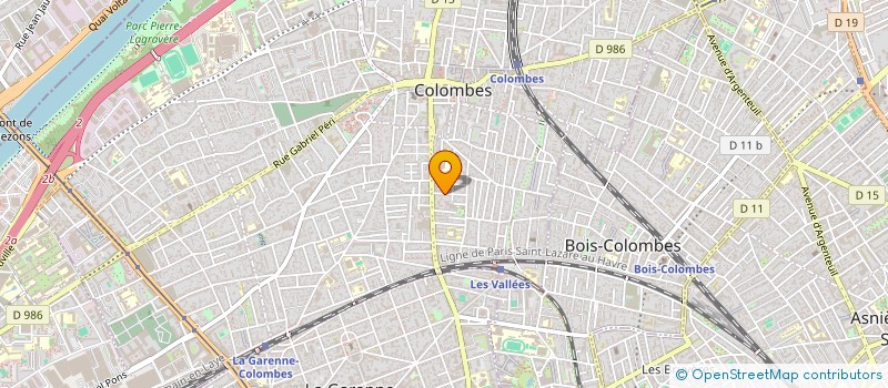 localisation de l'entreprise SYND. DE COPR. 8 B AV JEANNE D ARC  COLOMBES