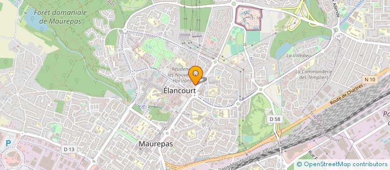 localisation de l'entreprise SYND DE COPR ASL VILLAPOLLONIA 8 MAI 1945 78 990 ELANCOURT  ELANCOURT