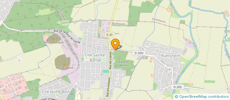 localisation de l'entreprise SYND DE COPR CLAIR DE LUNE  WITTENHEIM