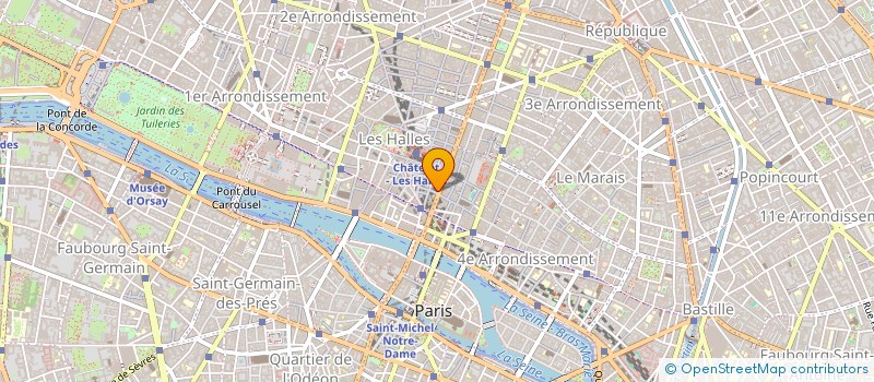 localisation de l'entreprise SYND DE COPR DU 21 BD DE SEBASTOPOL 75001 PARIS  PARIS