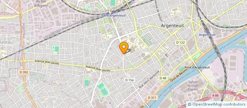 localisation de l'entreprise SYND DE COPR DU 50B AV MAURICE UTRILLO 95100 ARGENTEUIL  ARGENTEUIL