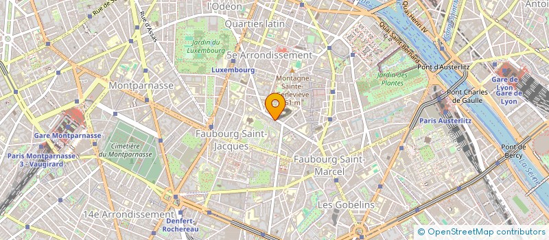 localisation de l'entreprise SYND DE COPR DU 57 RUE CLAUDE BERNARD 75005 PARIS  PARIS