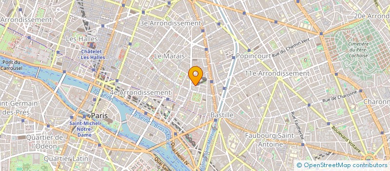 localisation de l'entreprise SYND DE COPR DU 6 RUE DU FOIN 75006 PARIS  PARIS