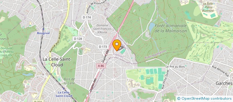 localisation de l'entreprise SYND DE COPR DU DOMAINE DE L'ETANG  LA CELLE-SAINT-CLOUD