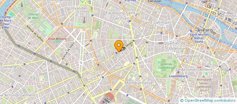 localisation de l'entreprise SYND DE COPRDU 85 R DE SEVRES 75106 PARI  PARIS