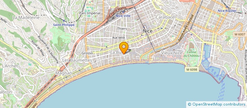 localisation de l'entreprise SYND DE COPRO 1 BIS RUE DALPOZZO à NICE